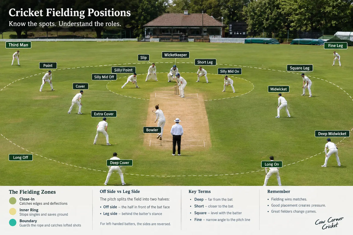 Cricket Fielding Positions 