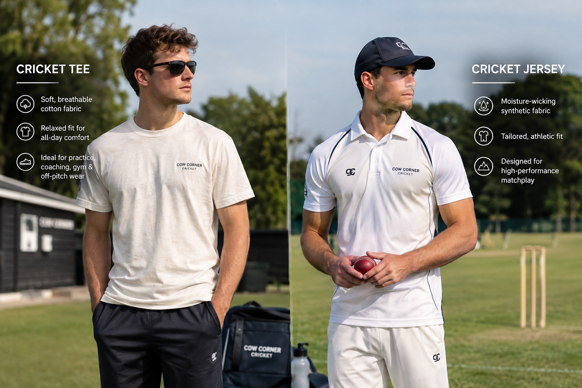 Cricket Tees vs Jerseys
