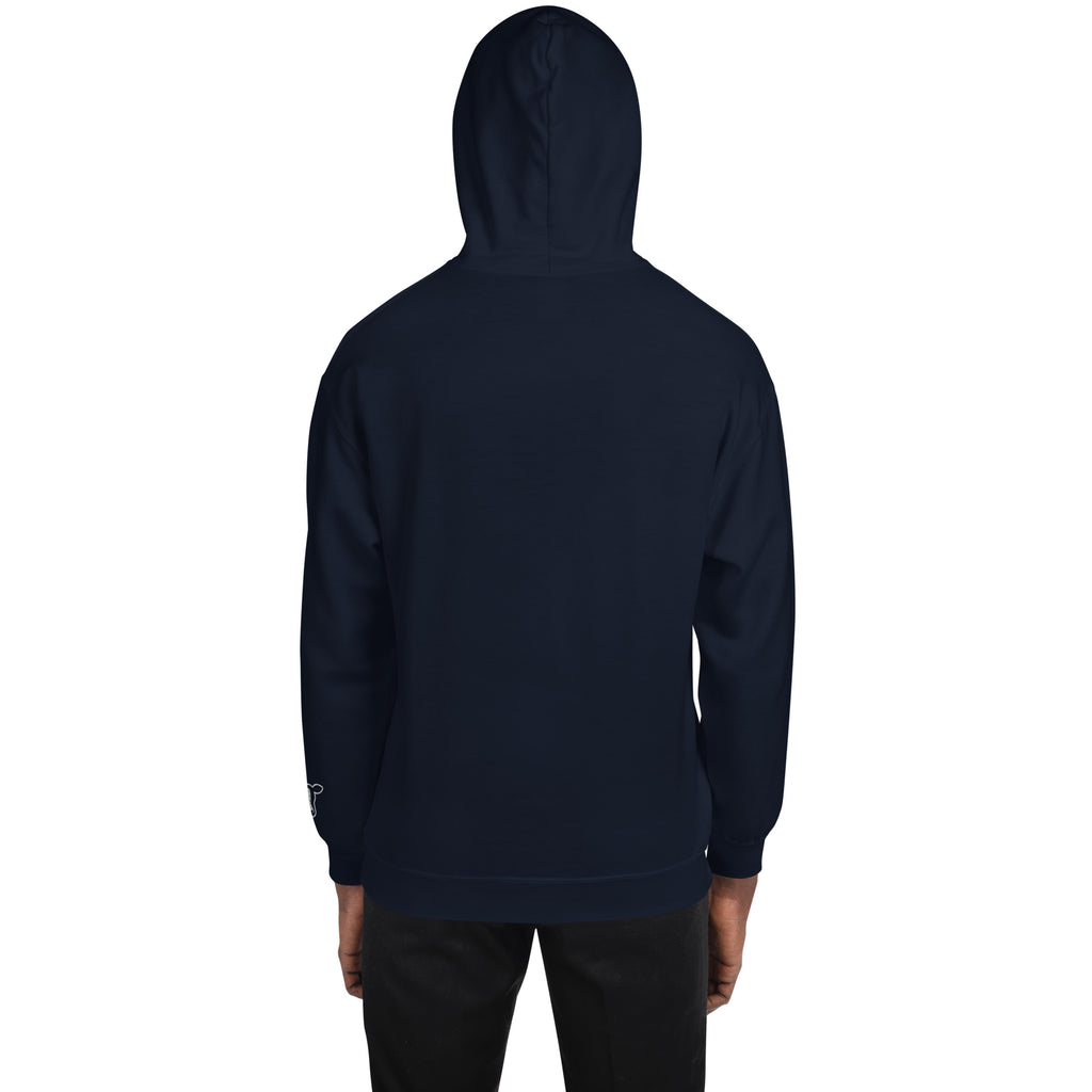 Black hoodie on a white background